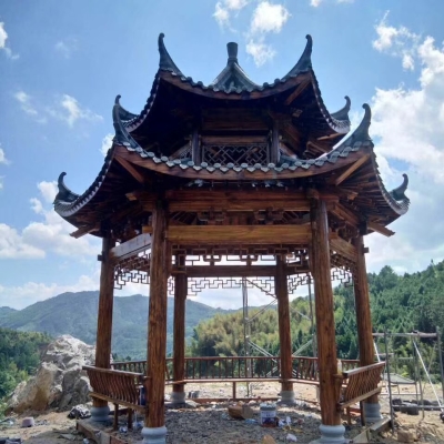 承接古建筑木屋涼亭廟宇工程，全國上門安裝設計施工