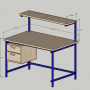雙層工作臺2