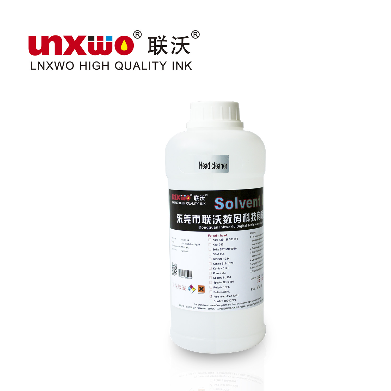 1L solvent cleaner round
