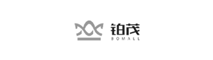鉑茂logo黑白