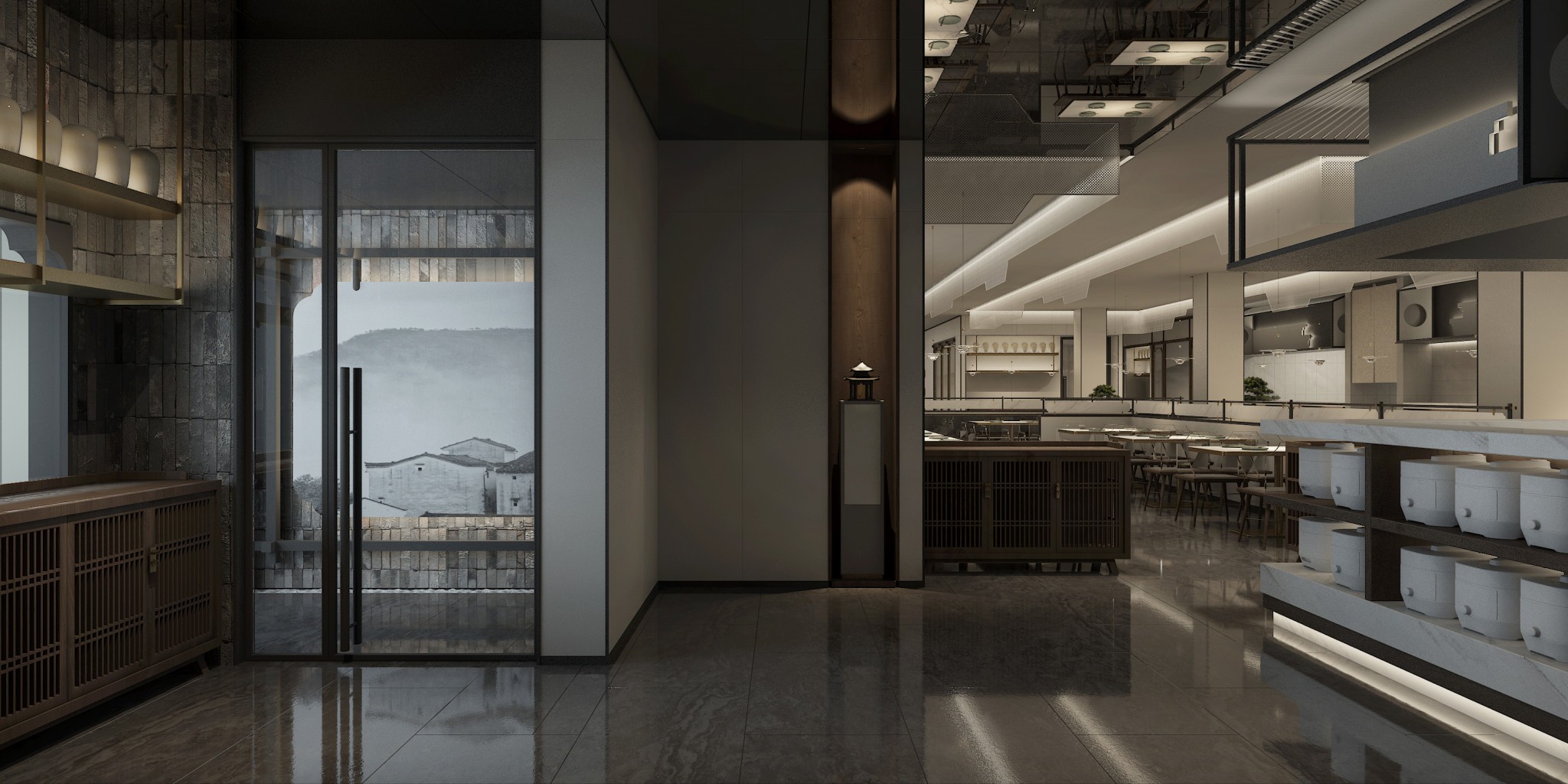 楊記興連鎖餐廳設計-餐廳設計-杭州達岸品牌策劃設計公司