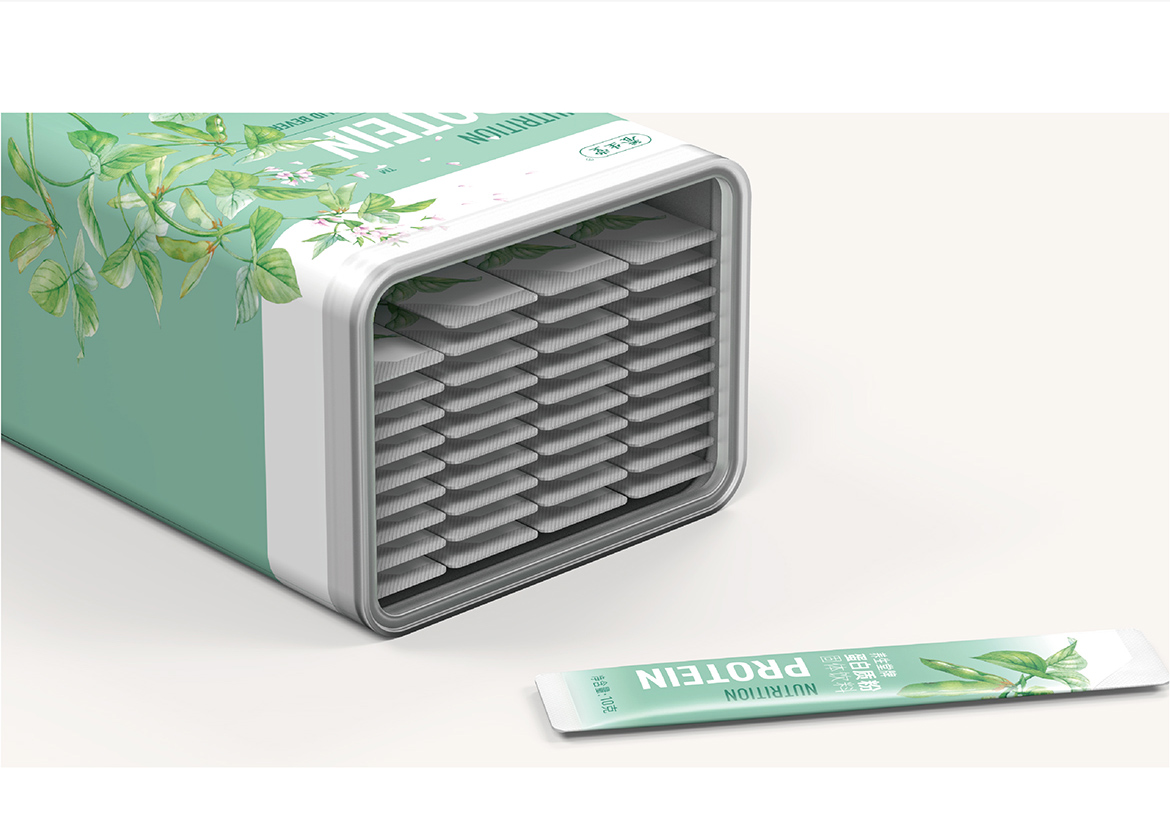 養生堂蛋白質粉包裝設計-食品保健品包裝設計-杭州達岸品牌策劃設計公司