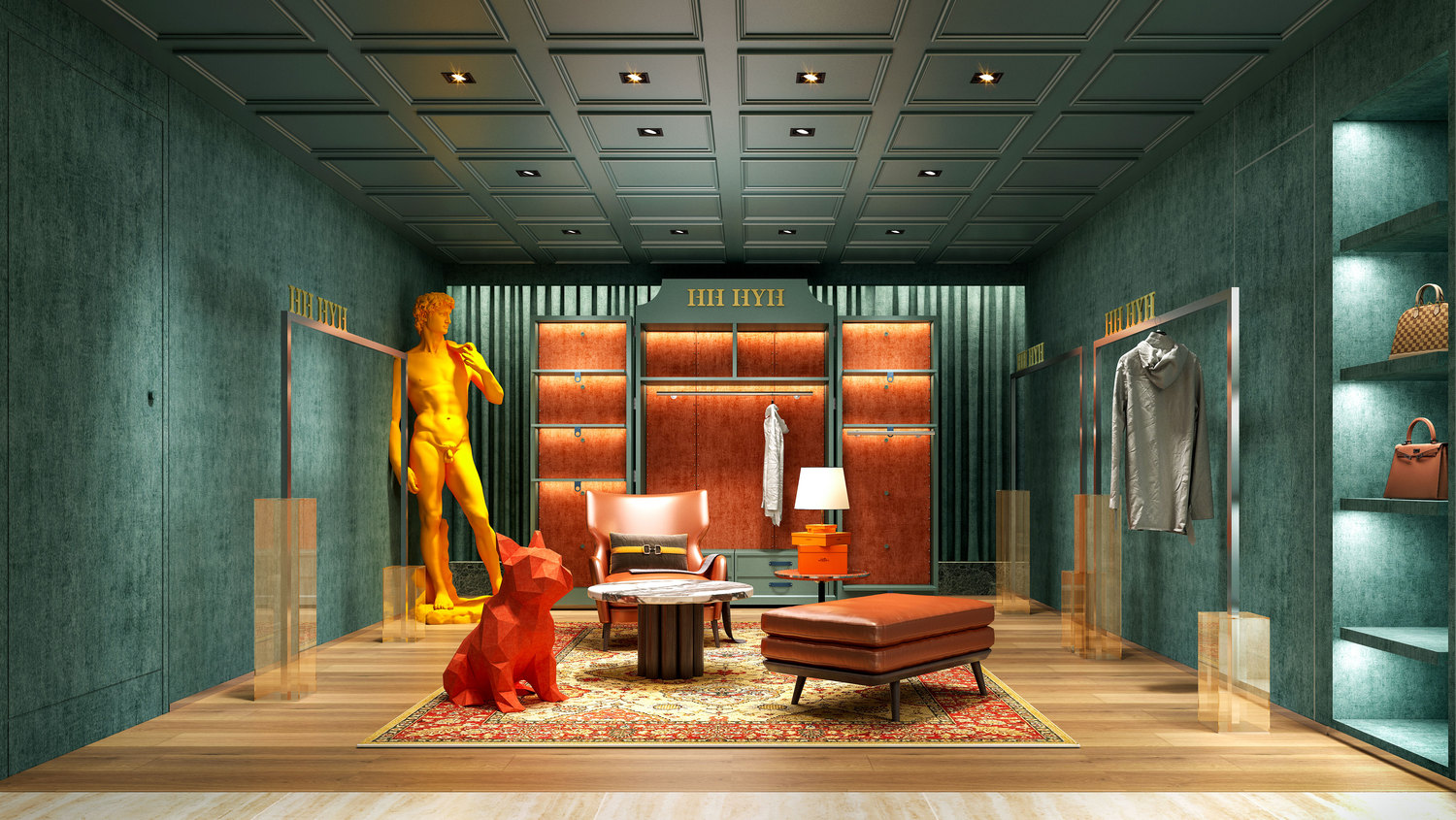 新零售空間設(shè)計-服裝店設(shè)計-杭州達(dá)岸品牌策劃設(shè)計公司