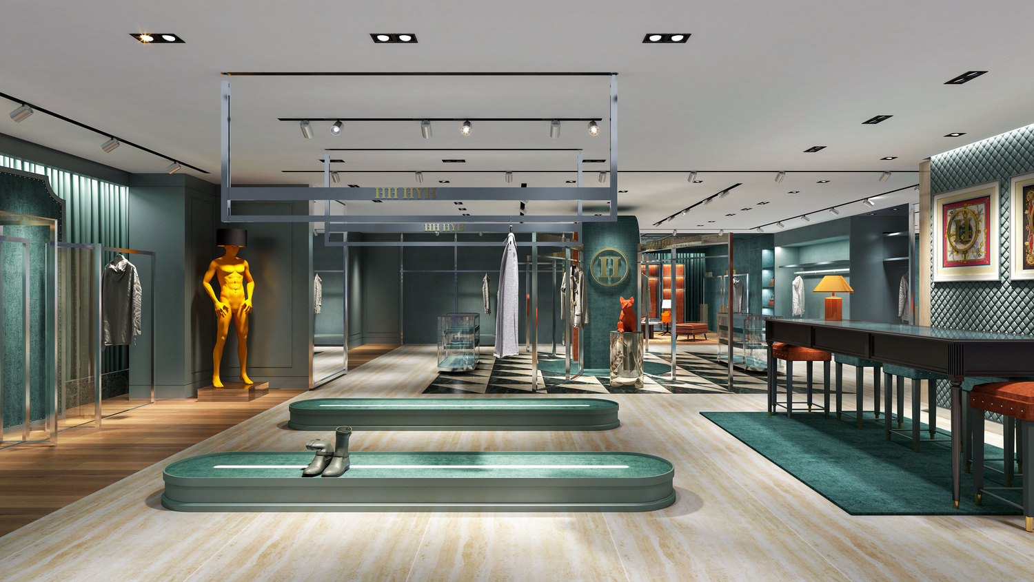 新零售空間設(shè)計-服裝店設(shè)計-杭州達(dá)岸品牌策劃設(shè)計公司